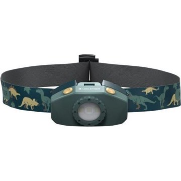 Ledlenser KIDLED2 DINO - Dimmbare LED-Stirnlampe für Kinder LED/1xAAA IPX4 40 lm 20 h grün