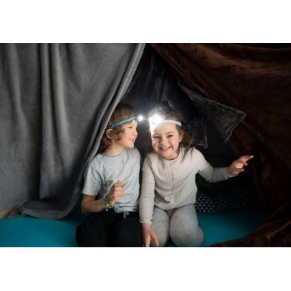 Ledlenser KIDLED4R RAINBOW - LED dimmbar, wiederaufladbar Kinder-Stirnlampe LED/280 mAh IPX4 40lm 18 h violett