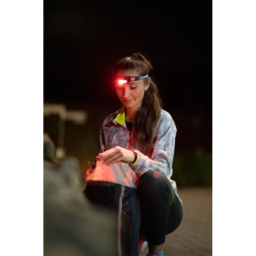 Ledlenser NEO1R - dimmbare wiederaufladbare LED-Stirnlampe LED/730 mAh IP67 250 lm 15 h blau