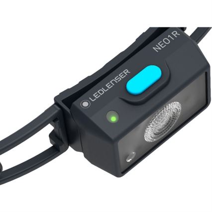 Ledlenser NEO1R - dimmbare wiederaufladbare LED-Stirnlampe LED/730 mAh IP67 250 lm 15 h blau