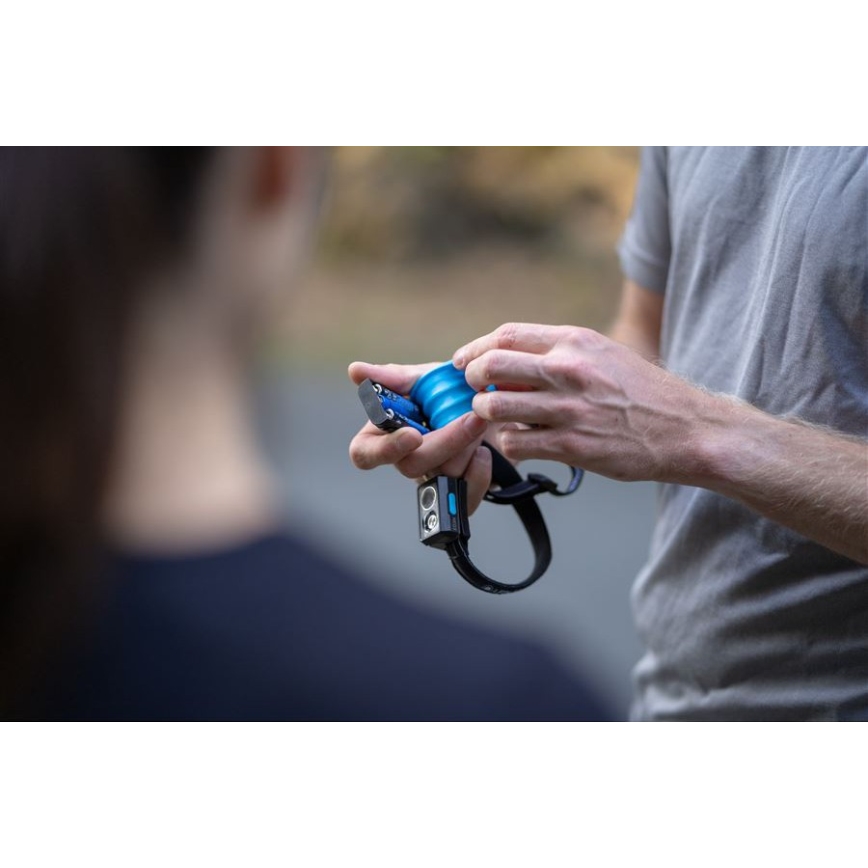 Ledlenser NEO3 - dimmbare LED-Stirnlampe LED/3xAAA IP54 400 lm 20 h blau