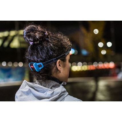 Ledlenser NEO5R - dimmbare wiederaufladbare LED-Stirnlampe LED/1800 mAh IP54 600 lm 35 h blau