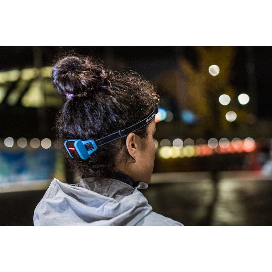 Ledlenser NEO5R - dimmbare wiederaufladbare LED-Stirnlampe LED/1800 mAh IP54 600 lm 35 h blau