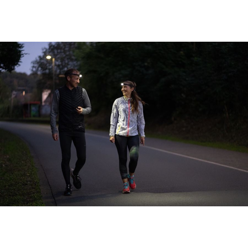 Ledlenser NEO5R - dimm- und wiederaufladbare LED-Stirnlampe LED/1800 mAh IP54 600 lm 35 h schwarz/weiß