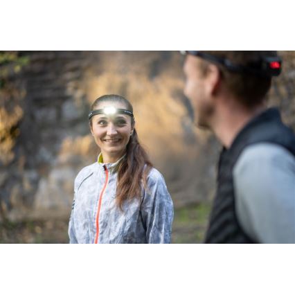 Ledlenser NEO5R - dimm- und wiederaufladbare LED-Stirnlampe LED/1800 mAh IP54 600 lm 35 h schwarz/weiß