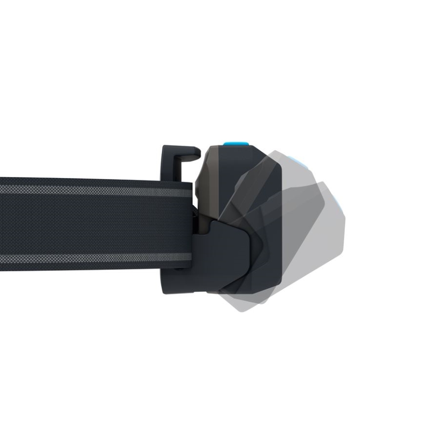 Ledlenser NEO9R - dimmbare, wiederaufladbare LED-Stirnlampe, 5000 mAh, IP54, 1200 lm, 120 h, schwarz/blau