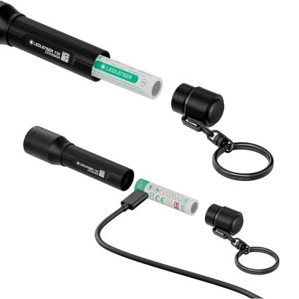 Ledlenser P3R - dimmbare, wiederaufladbare LED-Taschenlampe LED/1xAAA/300 mAh IP54 130 lm 8 h schwarz