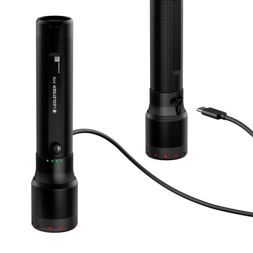 Ledlenser P7R - LED, dimmbar, wiederaufladbare Taschenlampe LED/4600 mAh IP68 2000 lm 80 h schwarz