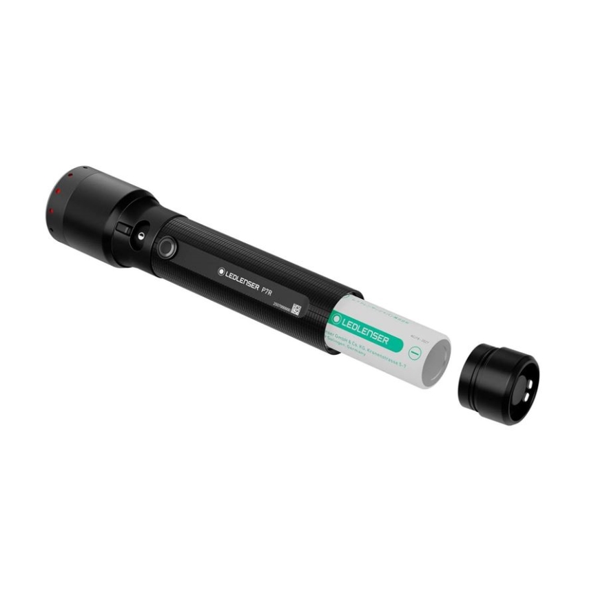 Ledlenser P7R - LED, dimmbar, wiederaufladbare Taschenlampe LED/4600 mAh IP68 2000 lm 80 h schwarz