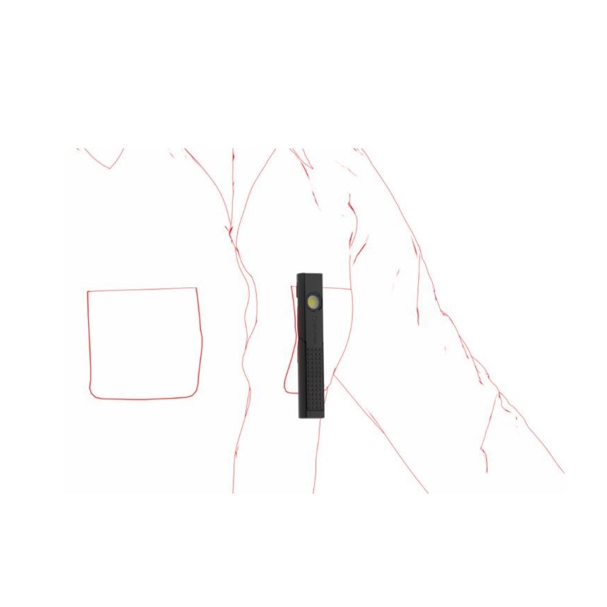 Ledlenser W4R - Dimmbare, wiederaufladbare Arbeitsleuchte LED/760 mAh IP54 220 lm