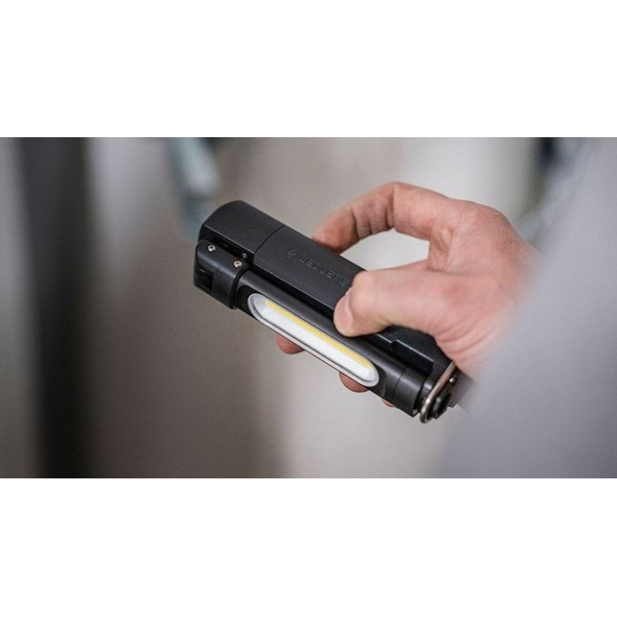 Ledlenser W6R - dimmbare, wiederaufladbare LED-Arbeitsleuchte, 2500 mAh, IP54, 500 lm, 10 h