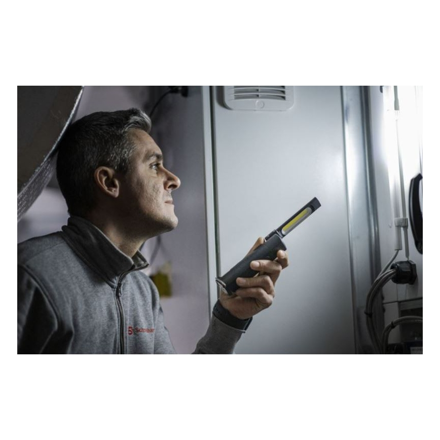 Ledlenser W6R - dimmbare, wiederaufladbare LED-Arbeitsleuchte, 2500 mAh, IP54, 500 lm, 10 h