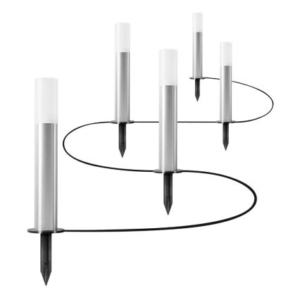 Ledvance - SET 5x LED RGBW Dimmbarer Außenleuchte SMART+ GARDENPOLE LED/6W/230V IP44