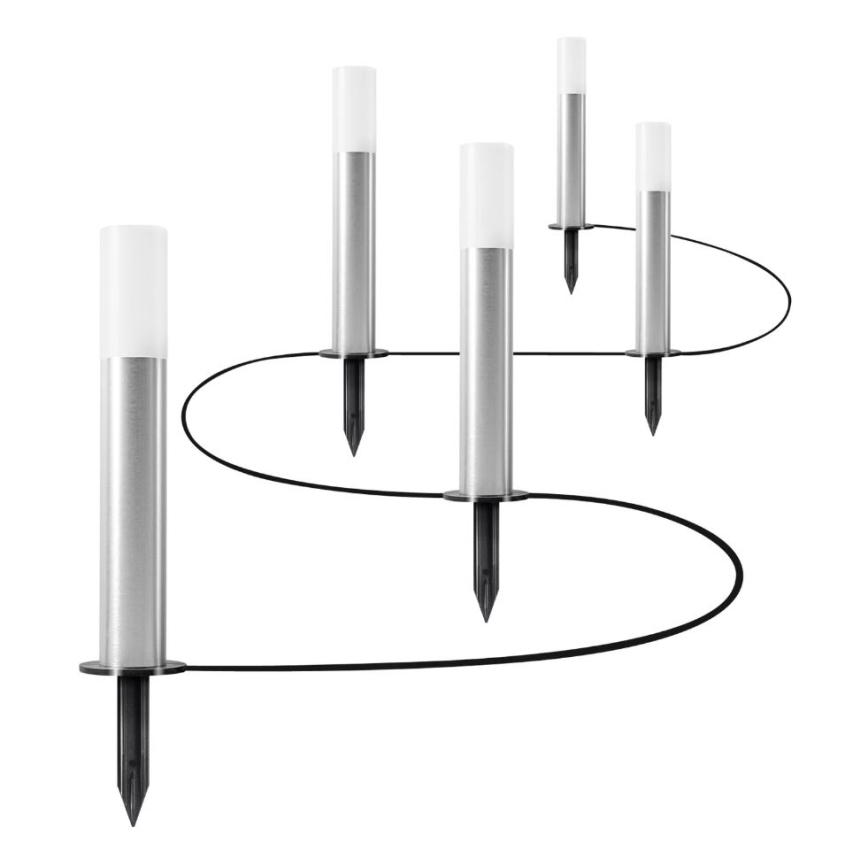 Ledvance - SET 5x LED RGBW Dimmbarer Außenleuchte SMART+ GARDENPOLE LED/6W/230V IP44