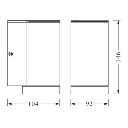 Ledvance - Außenwandbeleuchtung BEAM 1xGU10/35W/230V IP44