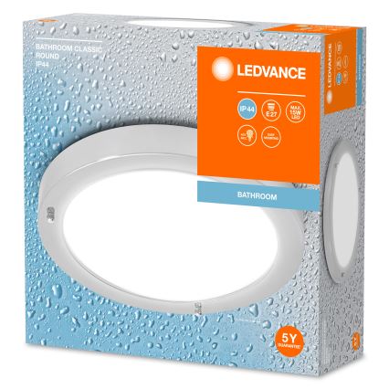 Ledvance - Badezimmer-Deckenleuchte BATHROOM CLASSIC 1xE27/15W/230V IP44