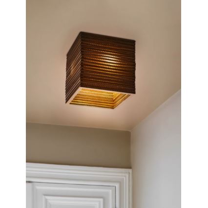 Ledvance - Deckenleuchte DECOR CARDBOARD 1xE27/15W/230V 25x25 cm
