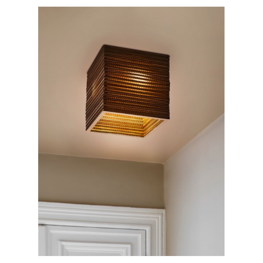 Ledvance - Deckenleuchte DECOR CARDBOARD 1xE27/15W/230V 25x25 cm