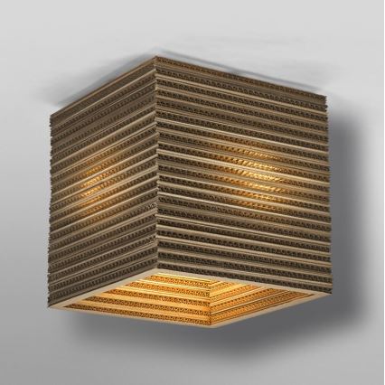 Ledvance - Deckenleuchte DECOR CARDBOARD 1xE27/15W/230V 25x25 cm
