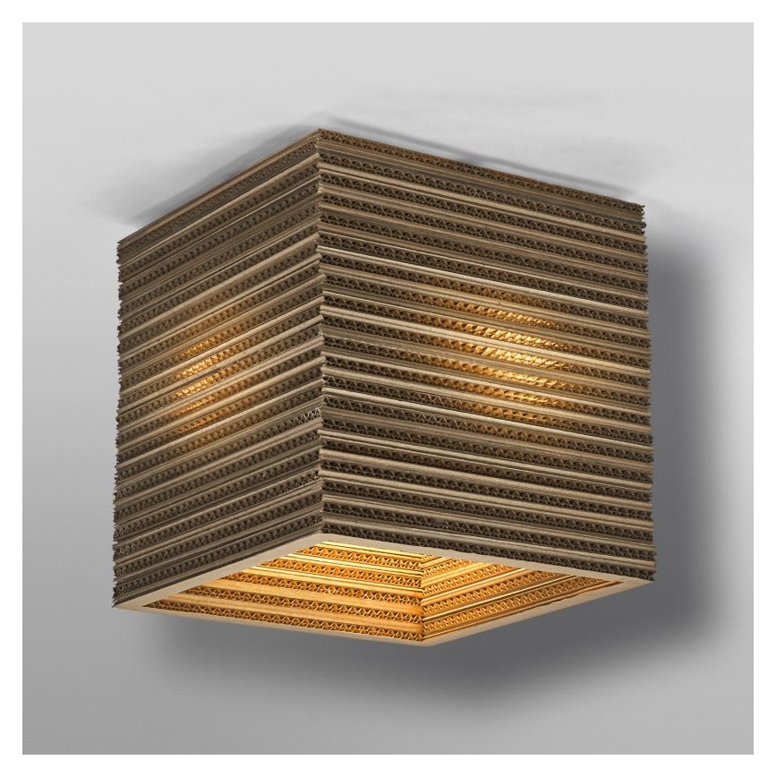 Ledvance - Deckenleuchte DECOR CARDBOARD 1xE27/15W/230V 25x25 cm