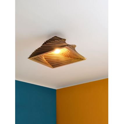 Ledvance - Deckenleuchte DECOR CARDBOARD 1xE27/15W/230V 40x40 cm