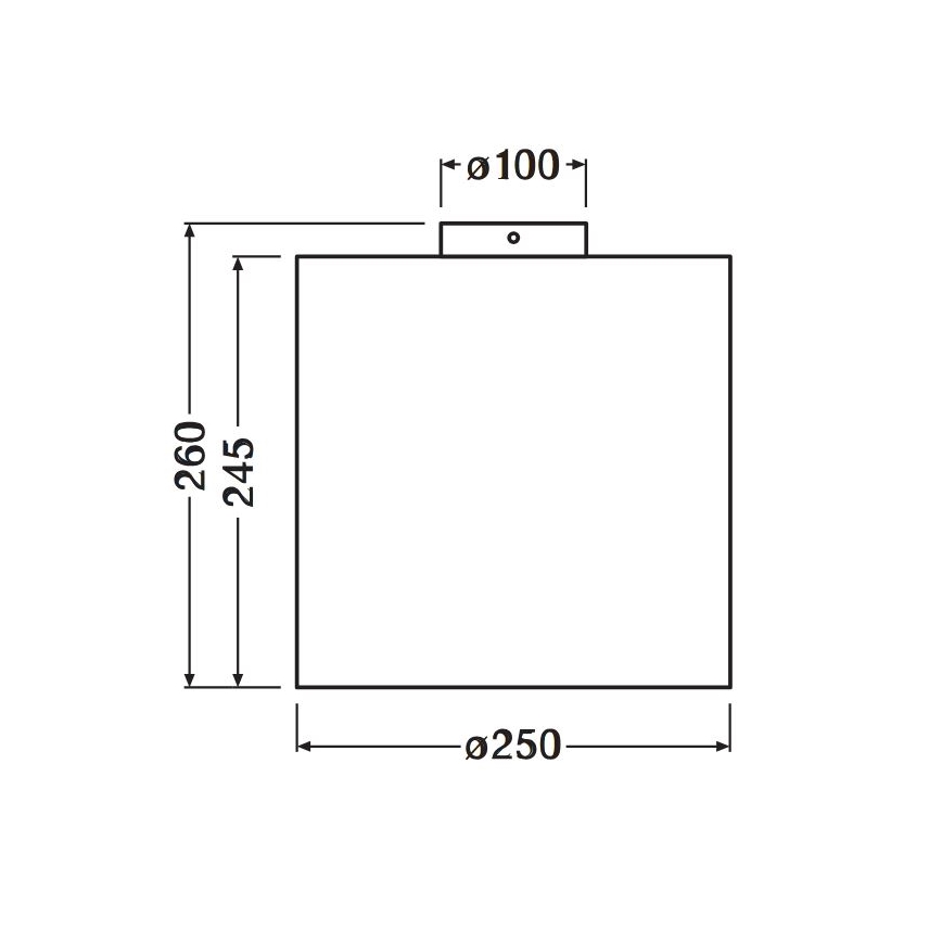 Ledvance - Deckenleuchte DECOR CARDBOARD 1xE27/15W/230V d 25 cm