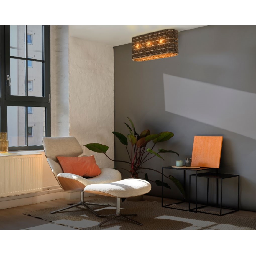 Ledvance - Deckenleuchte DECOR CARDBOARD 3xE27/15W/230V