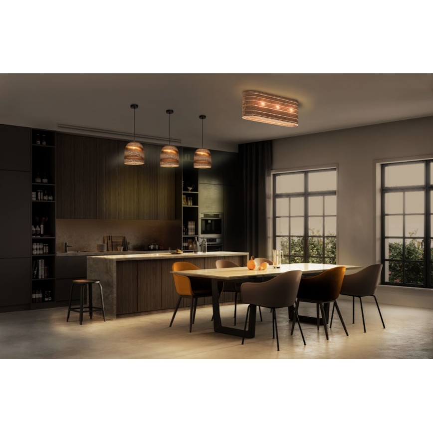 Ledvance - Deckenleuchte DECOR CARDBOARD 3xE27/15W/230V