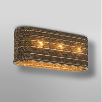 Ledvance - Deckenleuchte DECOR CARDBOARD 3xE27/15W/230V