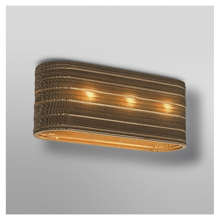 Ledvance - Deckenleuchte DECOR CARDBOARD 3xE27/15W/230V