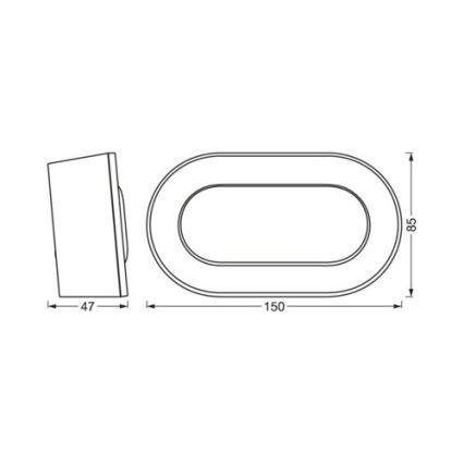 Ledvance - Dimmbare digitale LED-Uhr LINEAR LED/3,4W/5V