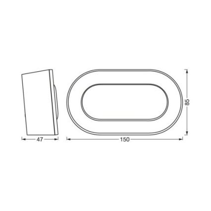 Ledvance - Dimmbare digitale LED-Uhr LINEAR LED/3,4W/5V