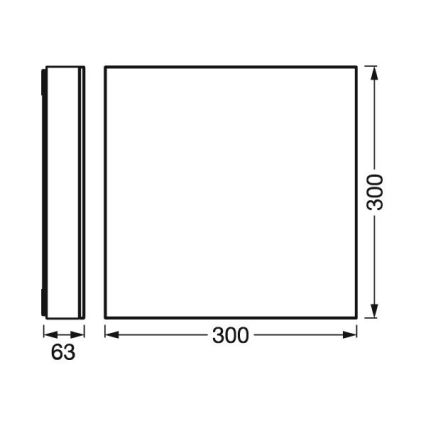 Ledvance – Dimmbare LED-Deckenleuchte SMART+ FRAMELESS LED/21W/230V 3000-6500K Wi-Fi