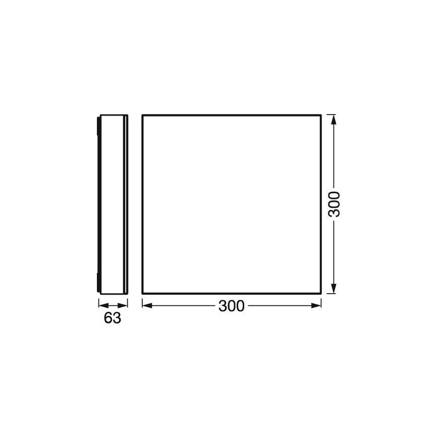 Ledvance – Dimmbare LED-Deckenleuchte SMART+ FRAMELESS LED/21W/230V 3000-6500K Wi-Fi