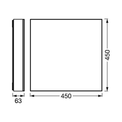 Ledvance -Dimmbare LED-Deckenleuchte SMART+ FRAMELESS LED/24,5W/230V 3000-6500K Wi-Fi