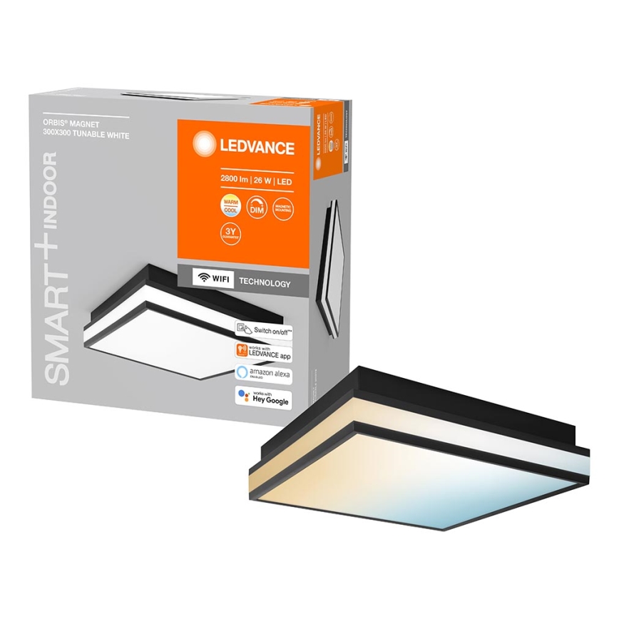 Ledvance - Dimmbare LED-Deckenleuchte SMART+ MAGNET LED/26W/230V 3000-6500K Wi-Fi