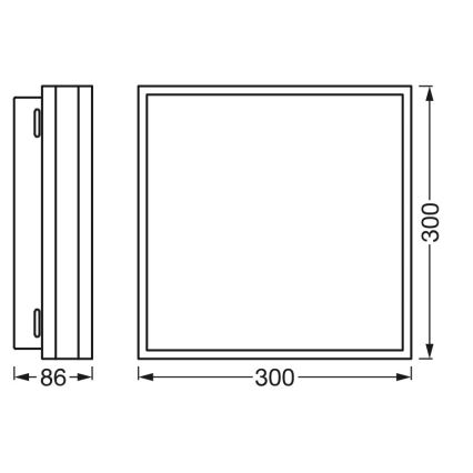 Ledvance - Dimmbare LED-Deckenleuchte SMART+ MAGNET LED/26W/230V 3000-6500K Wi-Fi