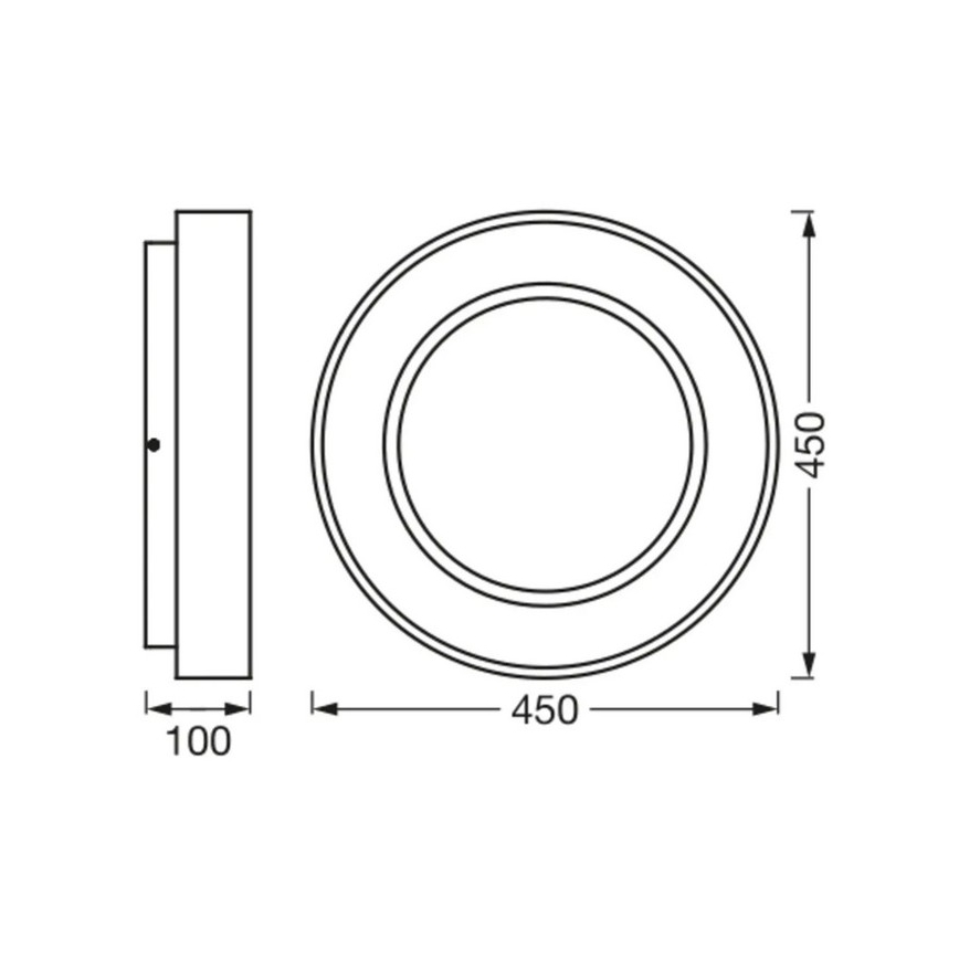 Ledvance – Dimmbare LED-Deckenleuchte SUN@HOME CIRCULAR LED/18,5W/230V Wi-Fi