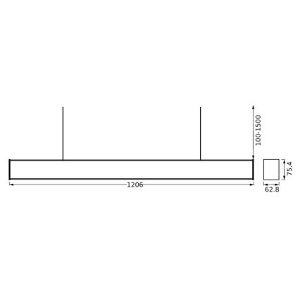 Ledvance - Dimmbare LED-Hängeleuchte an Schnur SUN@HOME LED/50W/230V 2200-5000K CRI 95 Wi-Fi