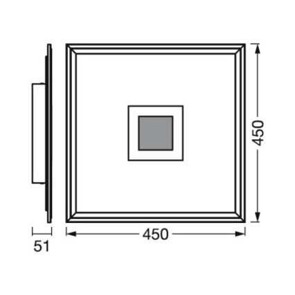 Ledvance – Dimmbare LED-RGBW-Deckenleuchte SMART+ PLANON LED/24W/230V 2700-6500K Wi-Fi