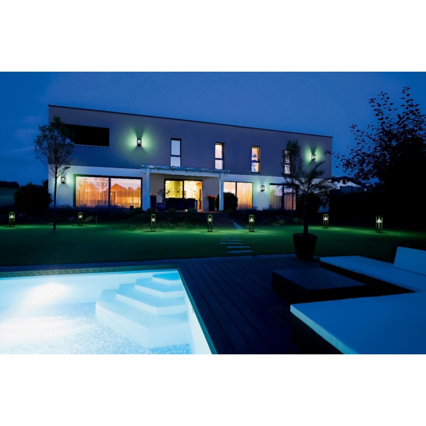 Ledvance - Dimmbare LED-RGBW-Solarwandleuchte mit Sensor SMART+ ALPS LED/6W/3,7V 3000K IP44