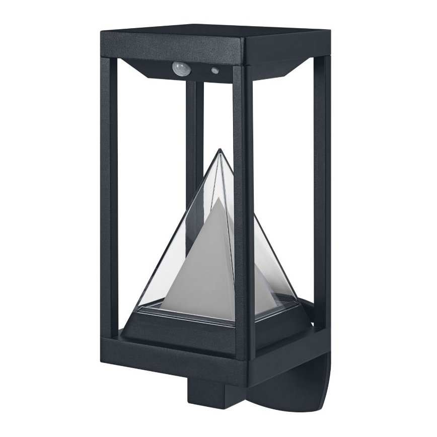 Ledvance - Dimmbare LED-RGBW-Solarwandleuchte mit Sensor SMART+ ALPS LED/6W/3,7V 3000K IP44