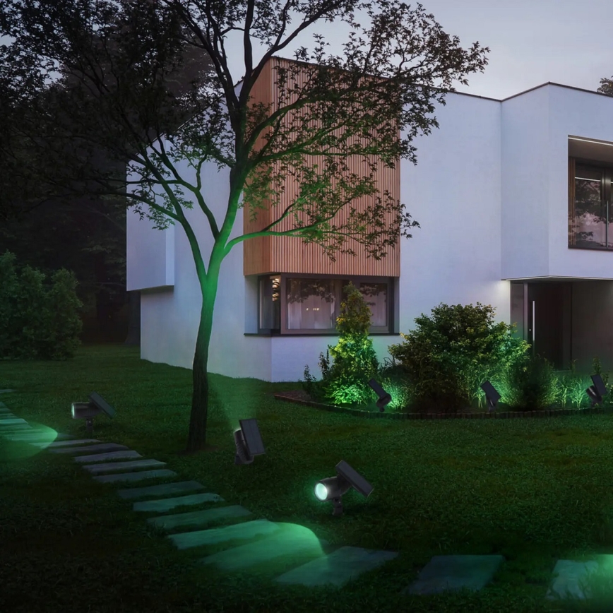 Ledvance - Dimmbare LED-RGBW-Solarleuchte SMART+ SOLAR LED/0,6W/3,7V 2000 mAh 3000-6500K IP44