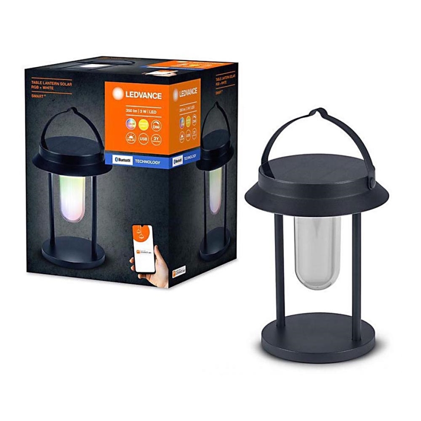 Ledvance - Dimmbare LED-RGBW-Solarleuchte SMART+ TABLE LED/3W/3,7V 2200 mAh IP44