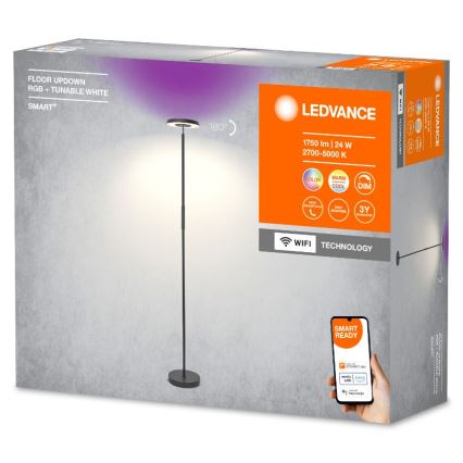 Ledvance - Dimmbare LED-RGBW-Stehlampe SMART+ FLOOR LED/13,5W/230V 2700-5000K Wi-Fi