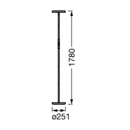 Ledvance - Dimmbare LED-RGBW-Stehlampe SMART+ FLOOR LED/13,5W/230V 2700-5000K Wi-Fi