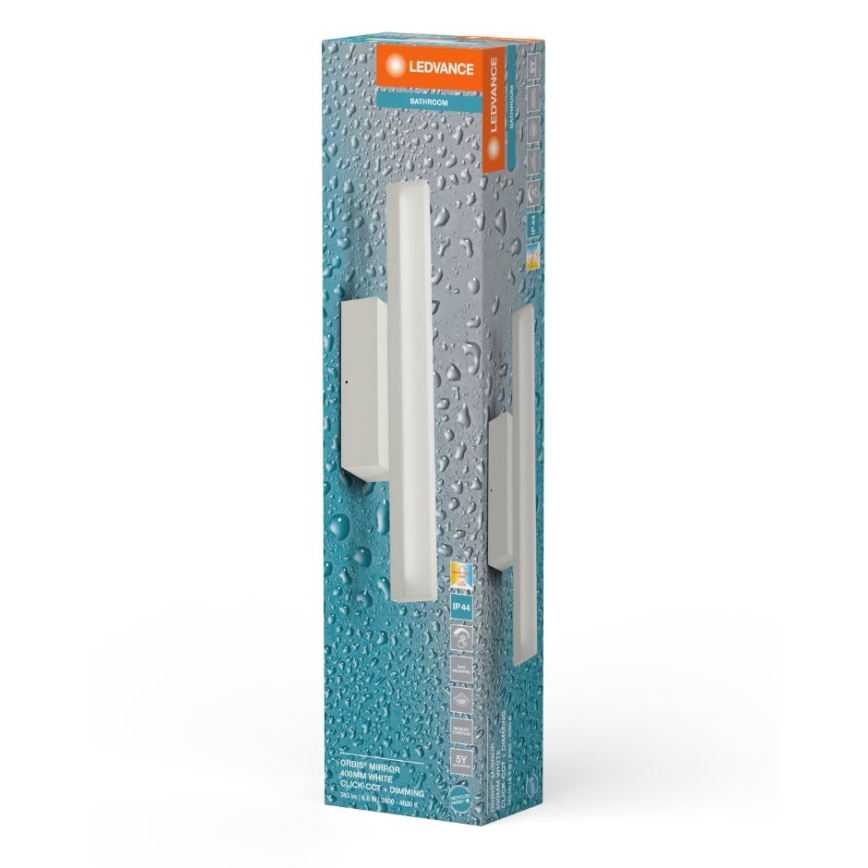 Ledvance - Dimmbare LED-Spiegelbeleuchtung mit Touch-Funktion ORBIS MIRROR LED/6,8W/230V 40 cm 3000/4000K IP44