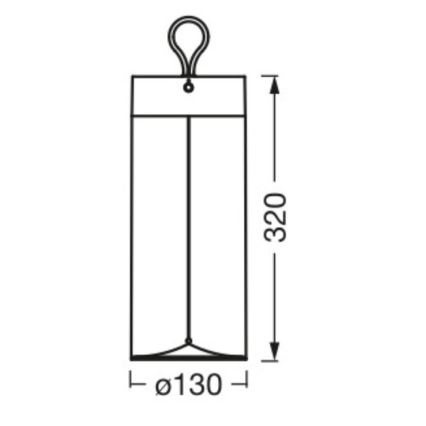 Ledvance - Dimmbare LED-Tischlampe mit Touch-Funktion DECOR FILAMENT LED/1,2W/5V 1000 mAh