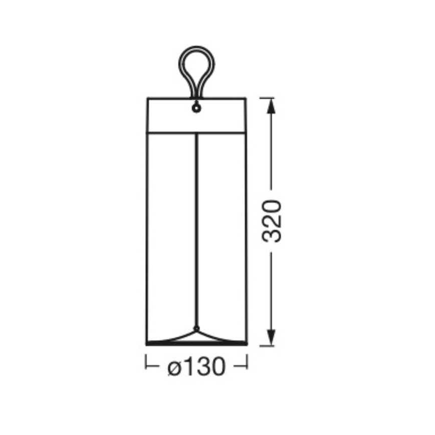 Ledvance - Dimmbare LED-Tischlampe mit Touch-Funktion DECOR FILAMENT LED/1,2W/5V 1000 mAh