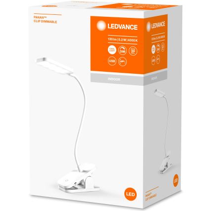 Ledvance – Dimmbare LED-Touch-Tischlampe PANAN LED/5,2W/5V 1000 mAh